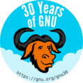 GNU 30th badge.png