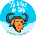GNU 30th badge.es.png